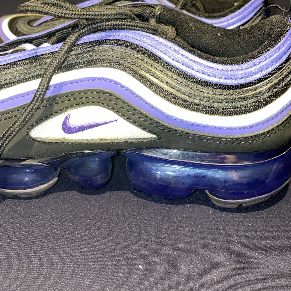 Nike Air Vapormax 97 GS Persian Violet Black Size 4Y 5.5 Womens BV1153-001 EUC - Picture 5 of 9